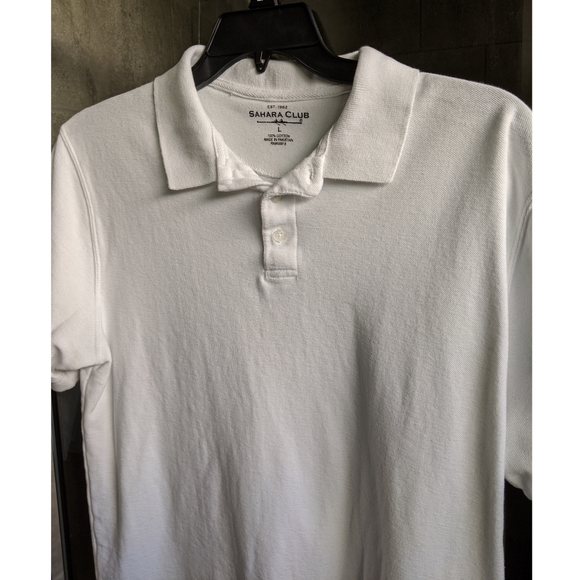 DONATING 1/20/25 BOGO Men's Sahara Club White Polo - Picture 3 of 4